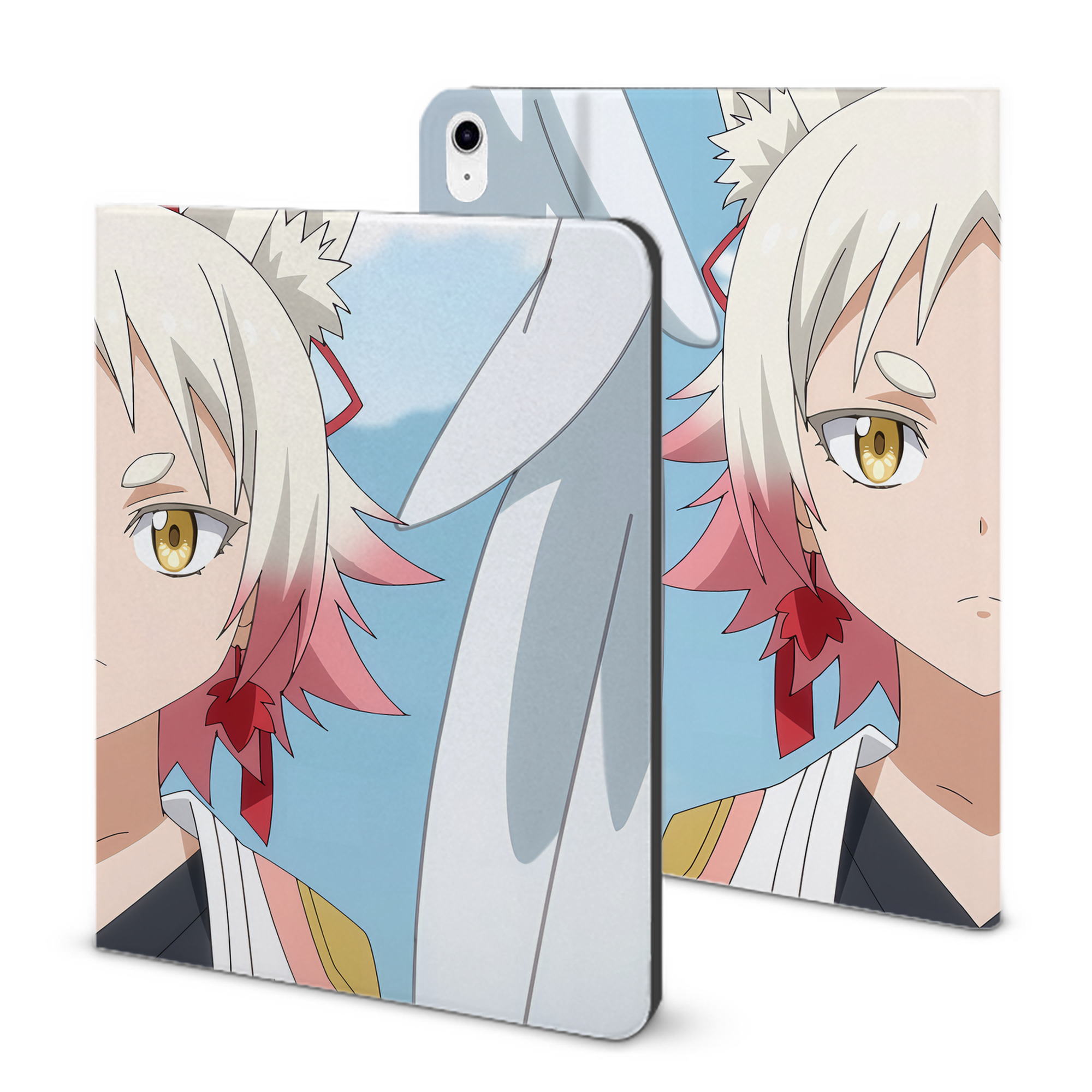 （画像用） 転スラ Regarding Reincarnated to Slime IPad ケース ブック型 PUレザー TPU 耐衝撃 軽量 薄型 ペン収納なし 全面保護 IPad 各モデル対応